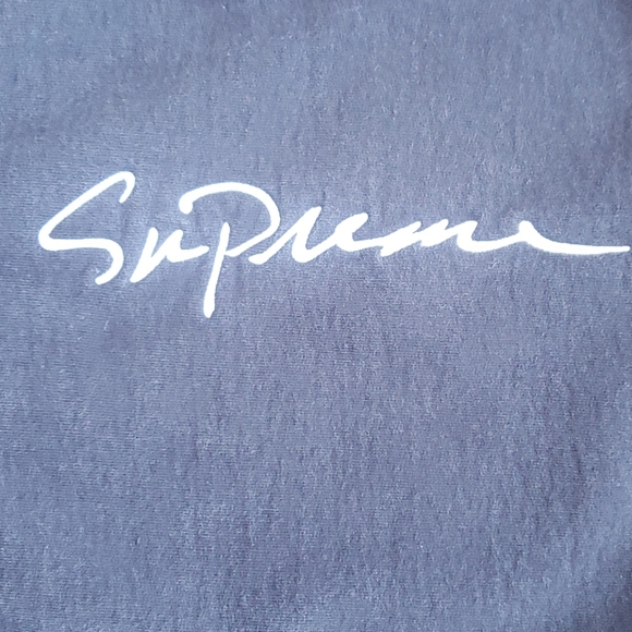 Supreme Classic Script Hoodie Black XL - Picture 4 of 6